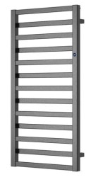 Instalprojekt - Kúpeľňový radiátor POPPY antracit - Farba - Antracit, Odporúčaná vykurovacia tyč - 400 W, Rozmer A - 60 cm, Rozmer C - 100 cm, Skutočný rozmer radiátora - 600 x 990 mm, Typ pripojenia - Stredové 50 mm (RADPPY601016SP)
