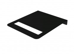Instalprojekt - Polička k elektrickým sušiakom ESCADA 1 a 2 - Farba - C31 čierna matná, Rozmer A - 25 cm (RDOPBESCE25C31)