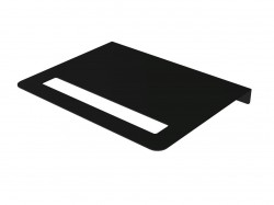 Instalprojekt - Polička k elektrickým sušiakom ESCADA 1 a 2 - Farba - C31 čierna matná, Rozmer A - 38 cm (RDOPBESCE40C31)