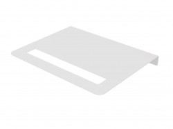 Instalprojekt - Polička k elektrickým sušiakom ESCADA 1 a 2 - Farba - C34 Biela matná, Rozmer A - 38 cm (RDOPBESCE40C34)