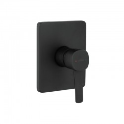 INVENA - 1-cestná podomietková batéria GLAMOUR čierna TREND (BP-02-4K1-V)