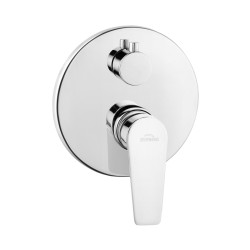 INVENA - 2-cestná podomietková batéria DOKOS, chróm (BP-19-CO2-A)