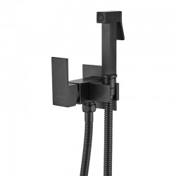 INVENA - Bidetová batéria podomietková, čierna (BP-K0-B04-L)