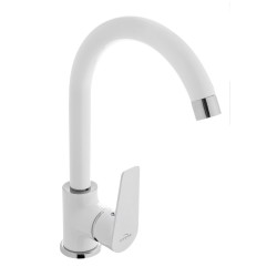 INVENA - Drezová batéria DOKOS biela/chróm (BZ-19-002-V)