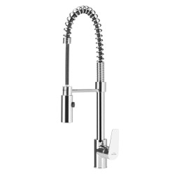 INVENA - Drezová batéria s dvojfunkčným výtokom, chróm (BZ-19-S01-V)