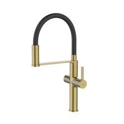 INVENA - Drezová batéria s filtrom PERISA, Brúsené zlato (BZ-51-F09-V)