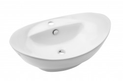 INVENA - Oval umývadlo na dosku 60 cm FEME (CE-10-001-C)