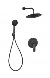 INVENA - Podomietkový set 2-cestná nástenná batéria SIROS , round, number 13 (BS-90-013-A)