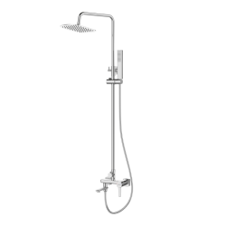 INVENA - Sprchový stĺp GLAMOUR TREND s batériou, chróm (AU-05-B01-V)