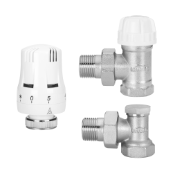 INVENA - Termostatická sada ventilov uhlova (CD-72-K15-X)