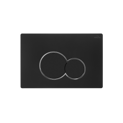 INVENA - Tlačidlo splachovacie k podomietkovému rámu, 601 čierne; (CC-01-004-S)