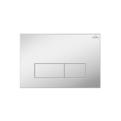 INVENA - Tlačidlo splachovacie k podomietkovému rámu, 603 chróm; (CC-03-001-S)