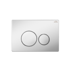 INVENA - Tlačidlo splachovacie k podomietkovému rámu, 604 chróm; (CC-04-001-S)