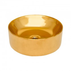 INVENA - Umývadlo na dosku KOS TREND 42 cm, zlatá (CE-38-009-C)