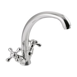 INVENA - Umývadlová/drezová batéria ROMA, 20cm lux spout (BU-23-00S-L)