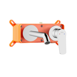 INVENA - Umývadlová podomietková batéria Alonia Trend, chróm (BP-70-U01-V)