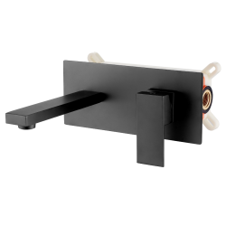 INVENA - Umývadlová podomietková batéria Paros Trend, čierna (BP-09-U04-L)