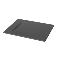 INVENA - Vanička sprchová obdĺžniková alvero trend, 90x100 cm čierna; (AK-7C-910-H)