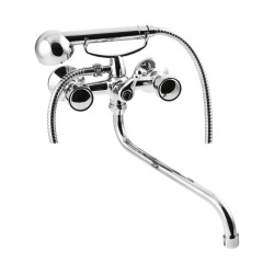 INVENA - Vaňová batéria MODENA, 30cm, otočný výtok typu S (BW-14-F0S-L)