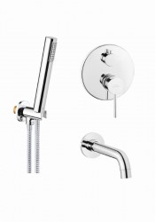 INVENA - Vaňová batéria, podomietková, 2-F, DAFNI (BS-88-W01-A)