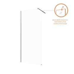 INVENA - Walk-in II 110x200cm, číra 8mm shiny-glass, chróm (AK-32-112-S)