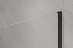 INVENA - Walk-in II 80x200cm, číra 8mm shiny-glass, čierna (AK-32-181-S)