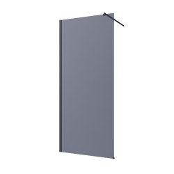 INVENA - Walk-in II Trend 120x200cm, grafit 8mm shiny-glass, čierna (AK-32-123-S)