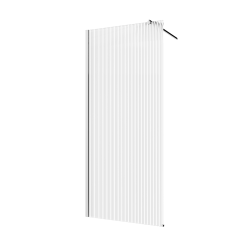 INVENA - Walk-in II Trend 120x200cm, ryhovaná 8mm shiny-glass, chróm (AK-32-129-S)