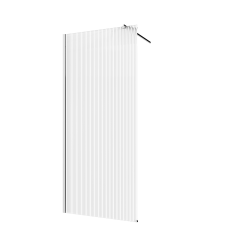 INVENA - Walk-in II Trend 80x200cm, ryhovaná 8mm shiny-glass, chróm (AK-32-189-S)