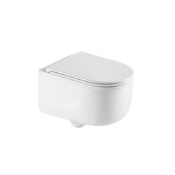 INVENA - WC misa závesná, Korfu guľatá, s doskou soft-close (CE-95-001-L)
