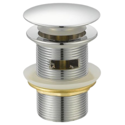 INVENA - Zátka k vani voľne stojaca, farba chróm; (SU-AN-011-M)