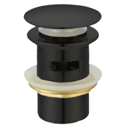 INVENA - Zátka k vani voľne stojaca, farba čierna; (SU-AN-014-M)