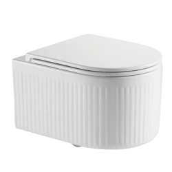 INVENA - Závesná WC misa, GLAMOUR /VÍROVÉ SPLACH/, vrátane soft/close sedátka (CE-92-001-L)