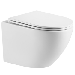 INVENA - Závesná WC misa LIMNOS, vrátane soft/close sedátka (CE-93-001-L)