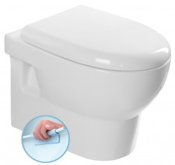 ISVEA - ABSOLUTE závesná WC misa, Rimless, 35x50cm, biela (10AB02002)