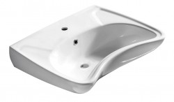 ISVEA - HANDICAP keramické umývadlo 59x47cm, pre telesne postihnutých (3001) (10TP60060)