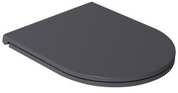ISVEA - INFINITY WC sedátko SLIM, Soft Close, Easy Take, antracit (40KF0522I)
