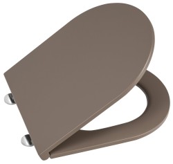 ISVEA - INFINITY WC sedátko, SLIM, Soft Close, Easy Take, taupe (40KF0531I)