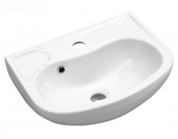 ISVEA - Keramické umývadlo 45x35cm, biela (10TP71045)