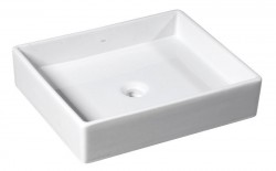 ISVEA - PURITY keramické umývadlo 50x42cm, na dosku, biela (10PL66050)