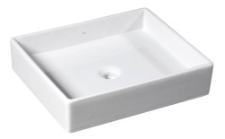 ISVEA - PURITY keramické umyvadlo na desku, 50x42cm, bílá (10PL66050)