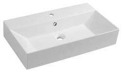 ISVEA - SISTEMA keramické umývadlo 70x42cm, biela (10SF50070)