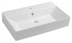 ISVEA - SISTEMA keramické umývadlo 70x42cm, biela (10SF50070)