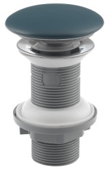 ISVEA - Umyvadlová výpust 5/4“, click-clack, keramická zátka, 20-70, zelená petrol (38TP0181I)