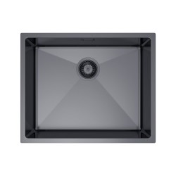 Jednokomorový oceľový drez 54 x 44 cm PVD grafit, Velazo VELAZ(5444B)