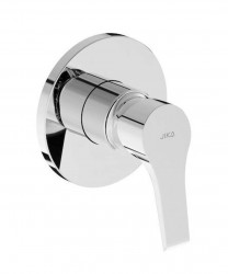 JIKA - Cube Batéria pod omietku, s telesom, chróm (H3311W60040001)