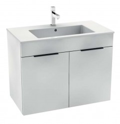 JIKA - Cube Skrinka vrátane umývadla, 79x42x62 cm, biela (H4537521763001)