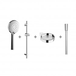 JIKA - Cubito Pure Sprchová súprava Cubito-N 11 cm, 4 prúdy, chróm (H3651X00044721)