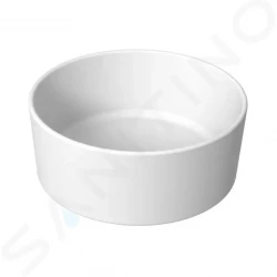 JIKA - Cubito Pure Umývadlo na dosku, priemer 40 cm, bez prepadu, biela (H8184200001121)
