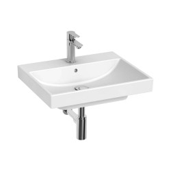 JIKA - Cubito Style Umývadlo 57x47 cm, s prepadom, otvor na batériu, biela (H8104420001041)